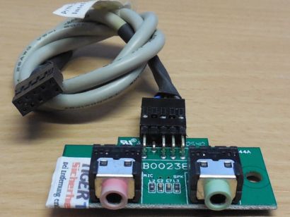 terra 1000686 26-031303-001 DB00238A L51-21044A Audio MIC Front I/O Panel*pz1107