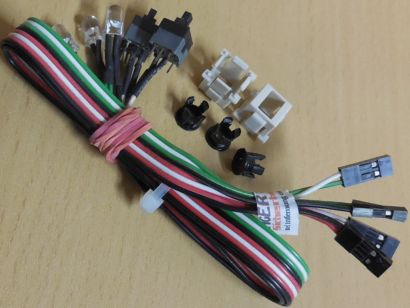 terra 1300062 1000686 Power Schalter Reset Schalter HDD LED Power LED* pz1109