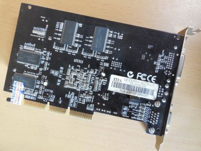 MegaSpeed GF FX5500/8D256DT GeForce FX 5500 256MB RETRO AGP VGA TV-Out DVI* g715
