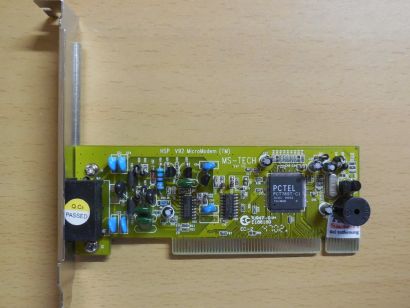 MS-Tech LI-56K Retro PCI Internet Modem Analog FAX Modemkarte RJ-11 V.92* nw130