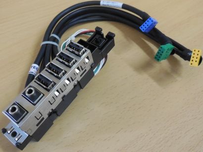 HP SFF 611897-001 Front IO Panel USB2.0 Audio MIC Power Schalter HDD LED* pz1122