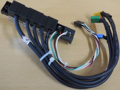 HP SFF 611897-001 Front IO Panel USB2.0 Audio MIC Power Schalter HDD LED* pz1122
