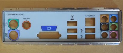 HP Compaq 13GP084AM220-1H2 Mainboard Blende Asus M2N68-LA Rev 3.02 NARRA3*mbb32 Motherboard IO-Shield Backplate Abdeckplatte