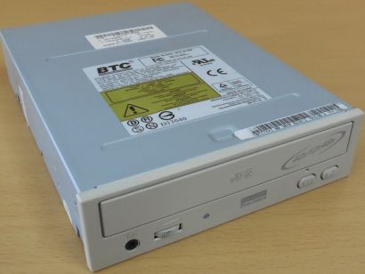 BTC BCE 4012IM Retro CD ROM RW Brenner IDE ATAPI beige 40x12x48x Super Link*L638