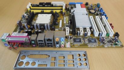 Asus M2N-TE/S Rev 1.02G Retro Mainboard +Blende AMD Sockel AM2 DDR2 PCIe* m1123