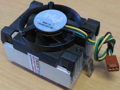 Intel 109X6512H1186 Original Sockel 370 CPU Kühler 50mm 3pol FAN Aluminium*ck478
