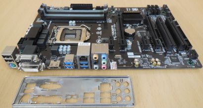 Gigabyte GA-H97-HD3 Rev 1.1 Mainboard + Blende Intel H97 Sockel 1150 USB3* m1124