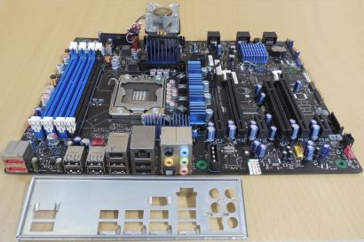 Intel DX58SO Mainboard +Blende Intel X58 Sockel 1366 DDR3 SATA GbLAN Audio*m1125