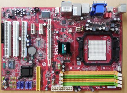 MSI K9AG Neo2-Digital MS-7368 Ver 1.0 Retro Mainboard Sockel AM2 DDR2 PCIe*m1128