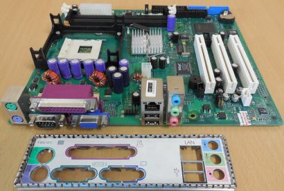 Fujitsu Siemens D1740-D20 GS1 Mainboard +Blende Intel 845GV Sockel 478 DDR*m1130