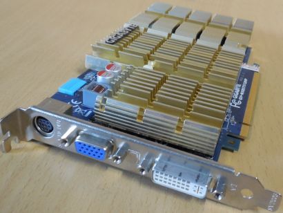 Gigabyte GV-NX85T512HP GeForce 8500GT 512MB 128B SLI HDCP PCIe DVI VGA HDTV*g761