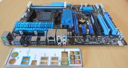 ASUS M5A97 R2.0 Rev 1.00 Mainboard +Blende AMD 970 Sockel AM3+ DDR3 USB3.0*m1137