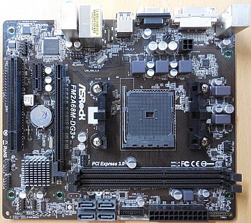 ASRock FM2A68M-DG3+ Rev 1.03 Mainboard AMD A68H Sockel FM2+ DDR3 PCIe SATA*m1141