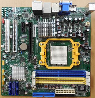 Foxconn RS780M03AI-8EKSMH Mainboard +Blende AMD RS780 Sockel AM2 DDR2 HDMI*m1143