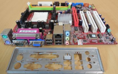 MSI K9MM-V MS-7312 Ver 1.0 Retro Mainboard +Blende AMD Sockel AM2 DDR2 VGA*m1144