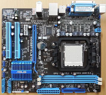 Asus M4N68T-M LE V2 Rev 1.00 Mainboard AMD Sockel AM3 DDR3 VGA PCIe IDE* m1145