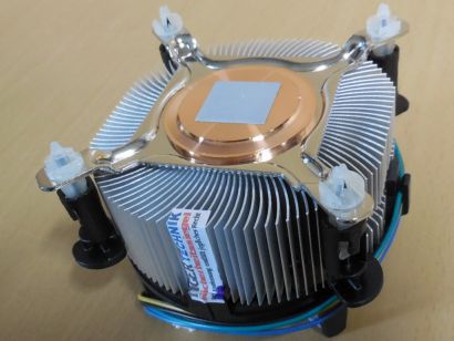 Intel D34052-001 Sockel 775 Prozessorkühler CPU Lüfter 4-pol Alu Kupfer* ck499