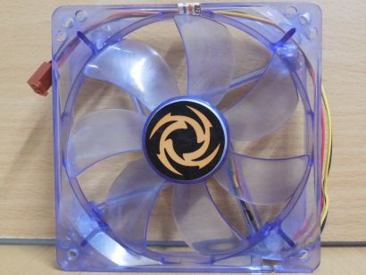 Revoltec LED FAN Gehäuse Lüfter 120mm LED blau DC 12V 0.20A 3-pin* GL212