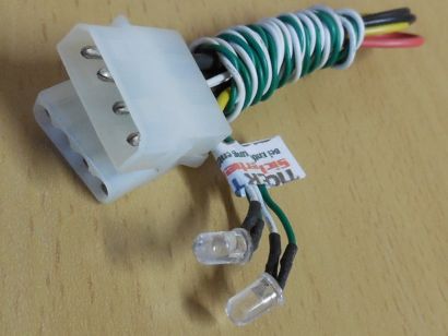 Linkworld 323-18U Retro Gehäuse Dual Power LED blau ca. 45cm Case Modding*pz1160