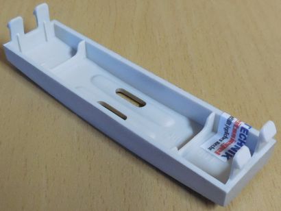 Retro Floppy FDD Laufwerk Kartenleser Abdeckung Blende 2Q060-001 silber* pz1164