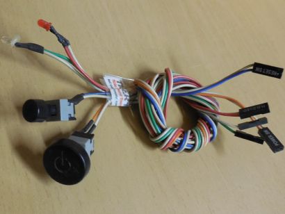 Retro PC Gehäuse Modding Power Schalter Reset Schalter HDD LED Power LED* pz1170