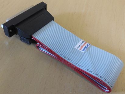 Retro LPT Parallel Port Anschluss 25pin Drucker PC Computer Kabel ca.50cm*pz1174