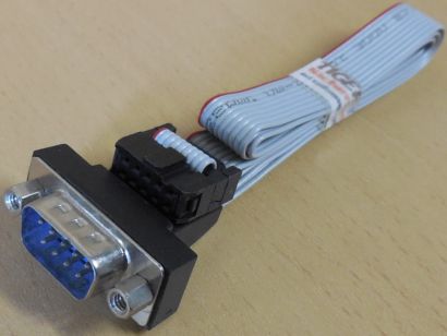 Seriell COM Port Anschluss 9-pin serial RS 232 Retro PC Computer ca. 60cm*pz1175