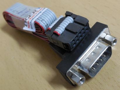Seriell COM Port Anschluss 9-pin serial RS 232 Retro PC Computer ca. 60cm*pz1175