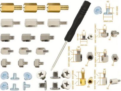 28-teiliges Mainboard M.2 NVMe SSD Schraubenset ASUS Gigabyte ASRock MSI* mbz14