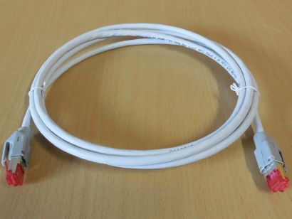 Leoni MegaLine F6-90 S/F flex 4P CAT 7 Netzwerk Gigabit LAN Kabel 2m NEU* pz1188