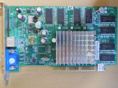 Leadtek LR2969 nVidia GeForce FX 5500 256MB VGA S-Video TV-Out RETRO AGP* g789
