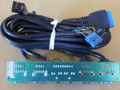 Aquado Silent PC Excellence I-Surf Front IO Panel USB3.0 USB2.0 Audio* pz1207