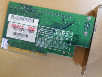 ATI 3D RAGE PRO TURBO AGP 8MB SDRAM 64B 109-49800-11 VGA Retro Grafikkarte* g791