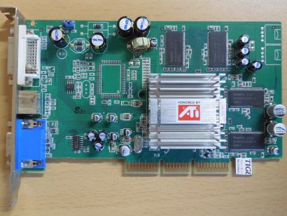 Sapphire 1024-9C13-01-SA ATI Radeon 9200 128MB DDR VGA TV-Out DVI RETRO AGP*g793