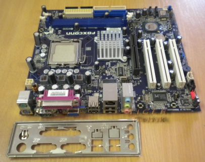 Foxconn P4M800P7MB-RS2H Mainboard + Blende Sockel 775 FSB800 Grafik Audio *m128