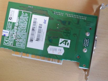 ATI Rage IIC mach64 VT4 109-40600-10 AMC V2.0 2MB VGA Retro PCI Grafikkarte*g795