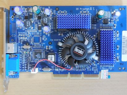 Hercules 3D Prophet II Titanium GeForce2 Ti 64MB VGA TV-Out RETRO AGP RAR* g799