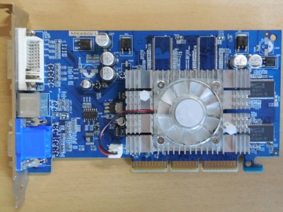 Albatron MX480E1 nVidia GeForce4 MX 440 64MB DDR VGA TV-Out DVI-I Retro AGP*g805