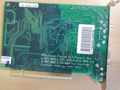 Sigma Designs Hollywood Plus REALmagic EM8300 MPEG-2 DVD Decoder Karte PCI* tk66
