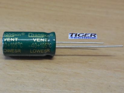 10x Stück Changxin Elko Elektrolyt Kondensator 3300uF 6.3V 10x20mm Low ESR* E151