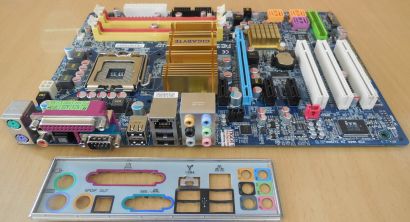 Gigabyte GA-P35-DS3 Rev 1.0 Mainboard + Blende Intel P35 Sockel 775 DDR2* m1155