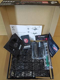MSI B450M PRO-VDH MAX MS-7A38 Ver8.1 Mainboard Sockel AM4 AMD B450 NEU OVP*m1157