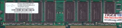 Super Elixir M1U51264DS8HC3G-5T 512MB DDR1 400MHz PC3200 RAM* r1085