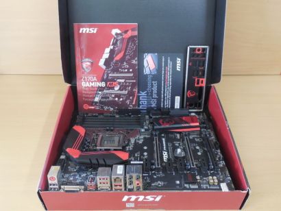 MSI Z170A GAMING M5 MS-7977 Mainboard +Blende Intel Z170 Sockel 1151 DDR4* m1169