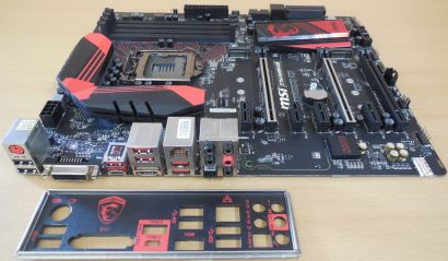 MSI Z170A GAMING M5 MS-7977 Mainboard +Blende Intel Z170 Sockel 1151 DDR4* m1169