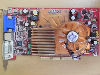 MSI MS-8894 GeForce 4 Ti4200-TD8X64 64MB 128Bit DDR DVI TVOut VGA RETRO AGP*g821