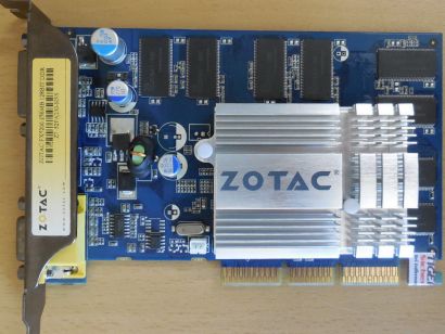Zotac ZT-52FA250-HSS nVidia GeForce FX 5200 256MB VGA TV-Out DVI Retro AGP* g829
