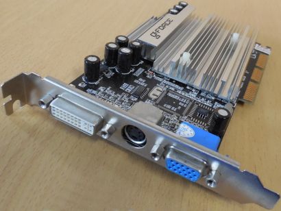POINT Of VIEW VGA150158B GeForce FX 5200 128MB VGA S-Video DVI-I RETRO AGP* g831