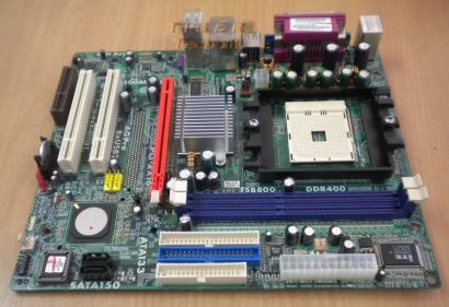 ECS Elitegroup GS7610 Ultra V:1.1c Mainboard + Blende Sockel 754 PCI-E 16X *m138