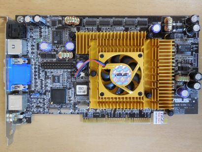 Asus V8200/Deluxe/P/64M/U nVidia Geforce 3 Ti 200 64MB VGA TV IN OUT VR AGP*g832
